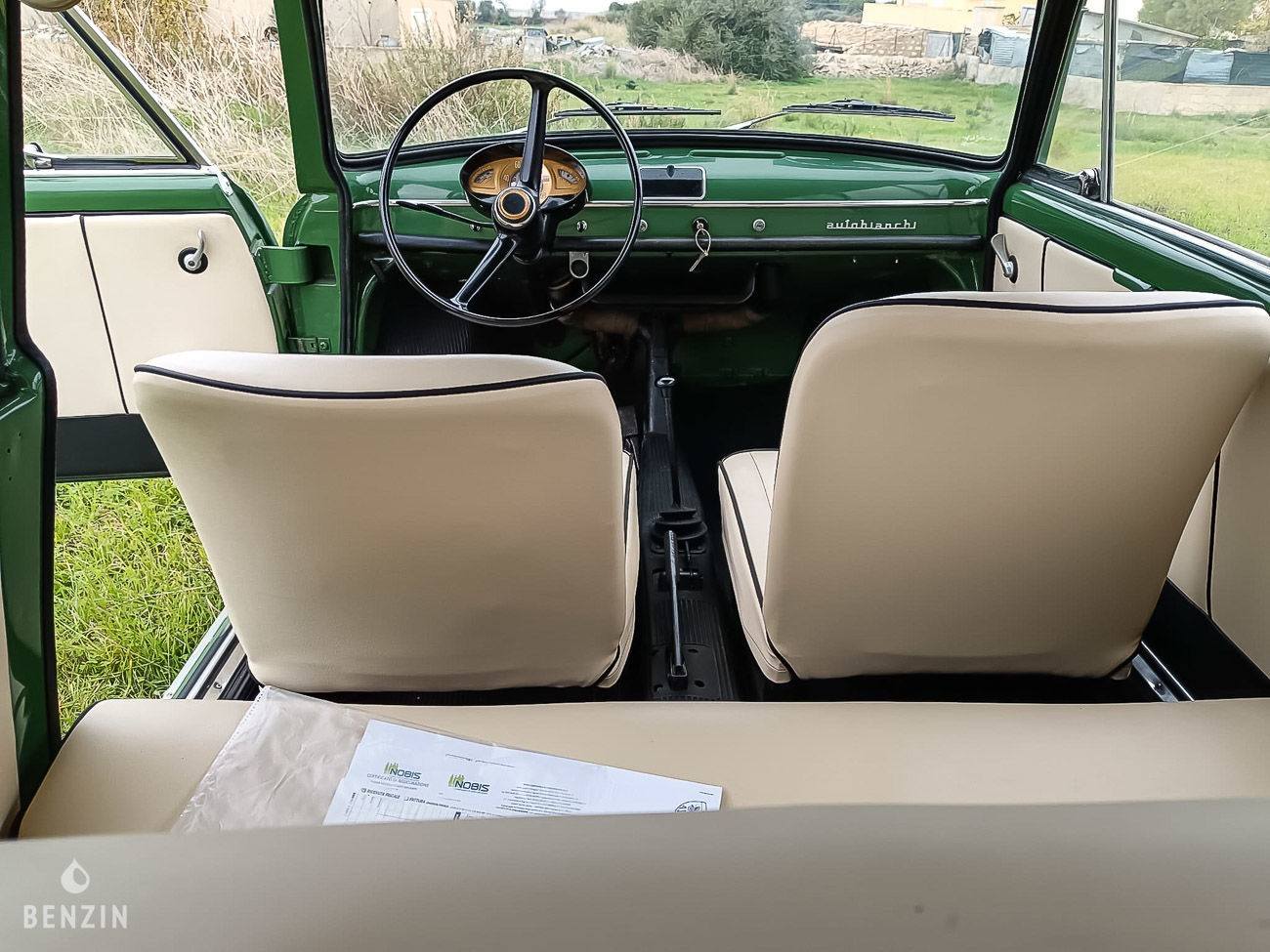 Autobianchi Bianchina panoramica - 1965 - Benzin.fr occasion à vendre se vende for sale te koop zu verkaufen Autobianchi Bianchina panoramica - 1965 - Benzin.fr occasion à vendre se vende for sale te koop zu verkaufen