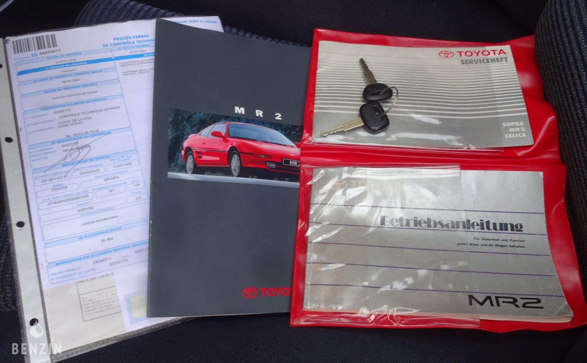 Toyota MR2 2.0 GT-i.16 - 1992 - Benzin.fr occasion à vendre se vende for sale te koop zu verkaufen Toyota MR2 2.0 GT-i.16 - 1992 - Benzin.fr occasion à vendre se vende for sale te koop zu verkaufen