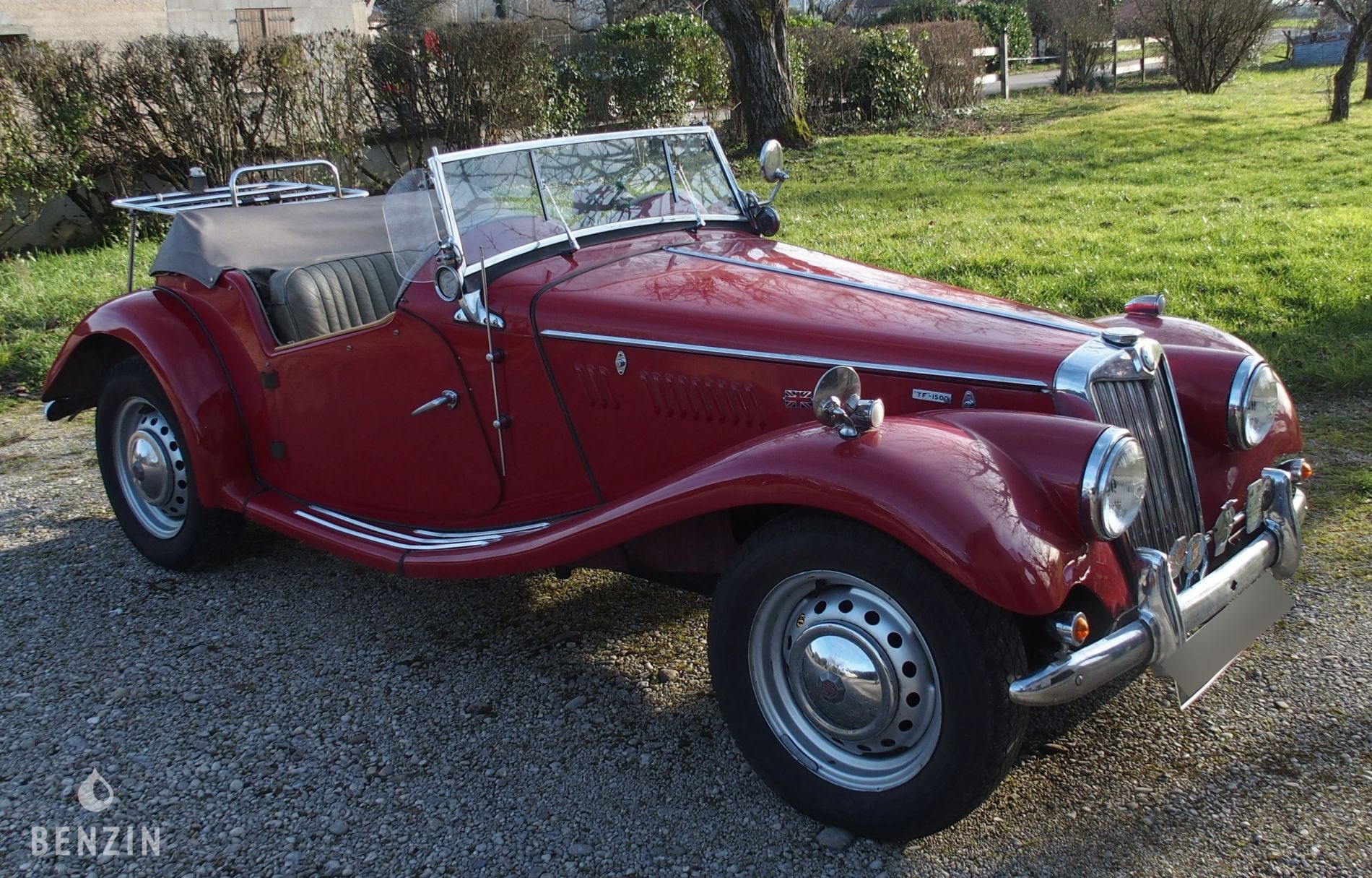 MG TF 1500 Roadster - 1955 - Benzin.fr occasion à vendre se vende for sale te koop zu verkaufen MG TF 1500 Roadster - 1955 - Benzin.fr occasion à vendre se vende for sale te koop zu verkaufen