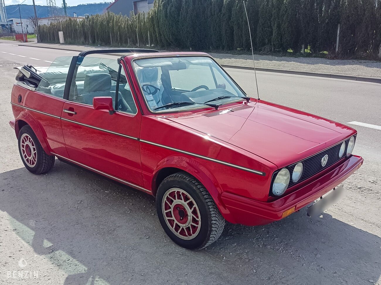 Volkswagen Golf 1 Cabriolet Quartett - 1988 - Benzin.fr occasion à vendre se vende for sale te koop zu verkaufen Volkswagen Golf 1 Cabriolet Quartett - 1988 - Benzin.fr occasion à vendre se vende for sale te koop zu verkaufen