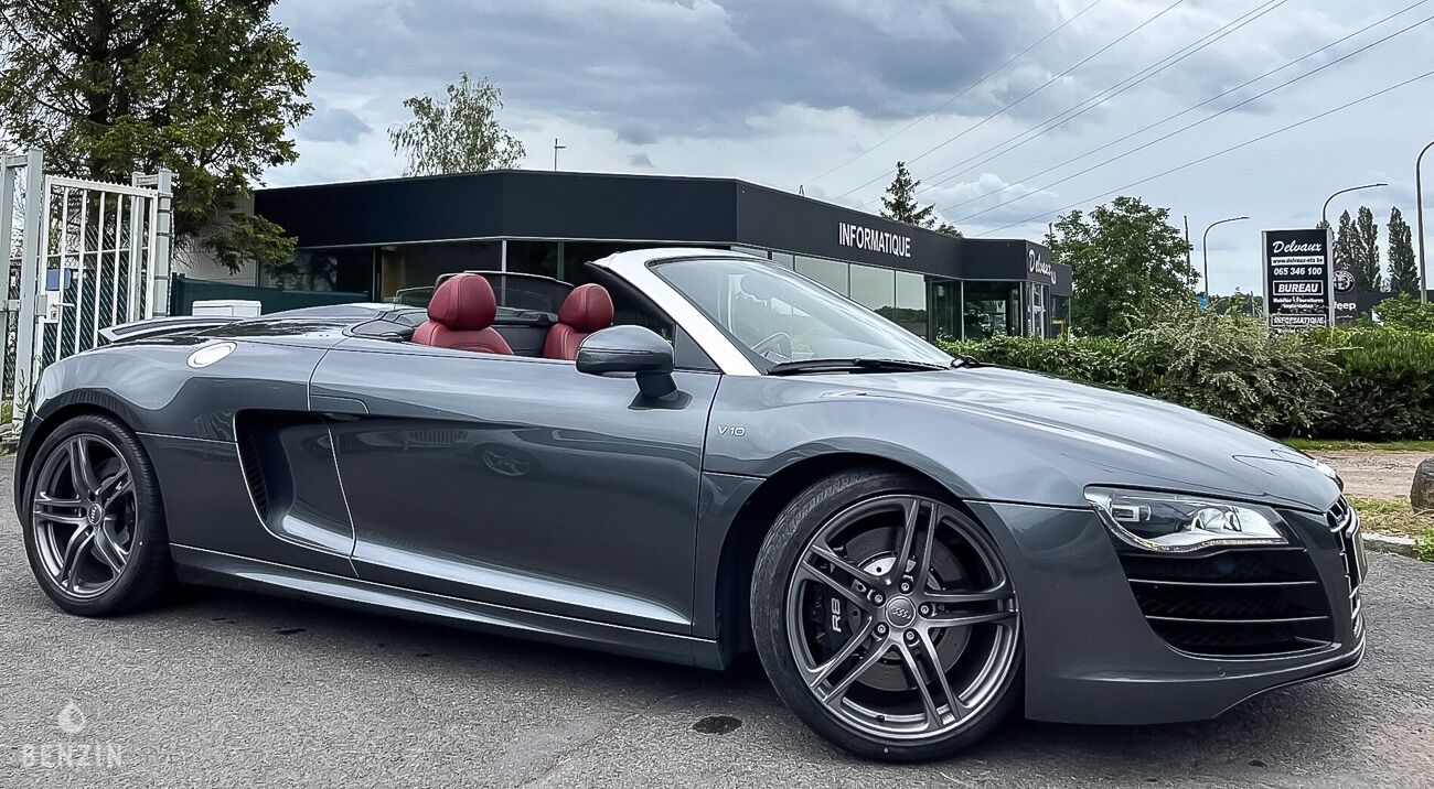 Audi R8 V10 Spyder - 2012 - Benzin.fr occasion à vendre se vende for sale te koop zu verkaufen Audi R8 V10 Spyder - 2012 - Benzin.fr occasion à vendre se vende for sale te koop zu verkaufen