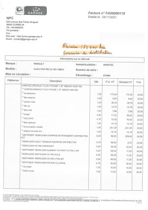 Renault Clio 2 RS - 2000