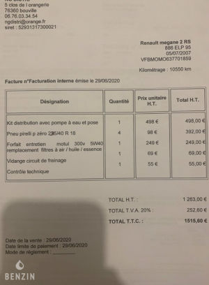 Renault Megane 2 RS 20k km - 2007