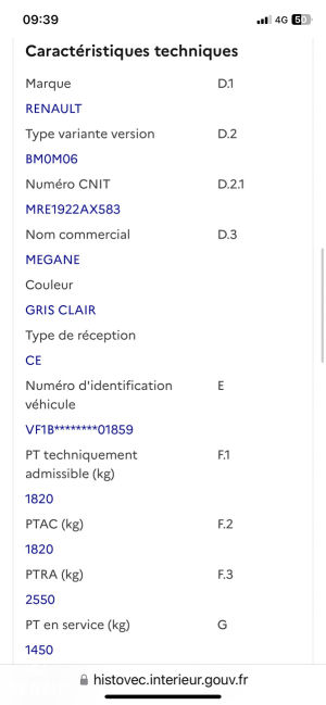 Renault Megane 2 RS 20k km - 2007