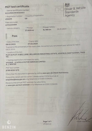 Lotus Evora 400 - 2019