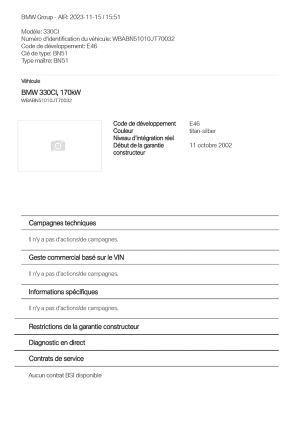 BMW 330ci e46 Clubsport - 2002