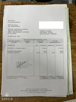 Porsche 911 type 996 C4 Cabriolet - 2002