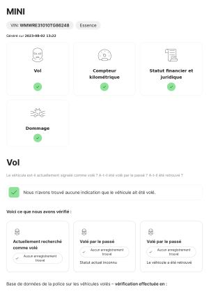 Mini Cooper S R53 Checkmate - 2006