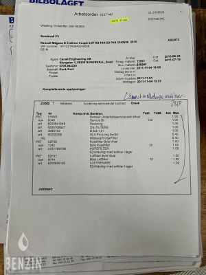 Renault Mégane 3 RS Cup - 2010