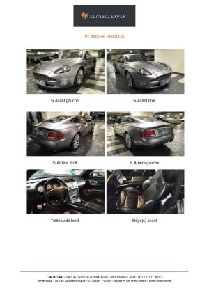 Aston Martin Vanquish - 2003