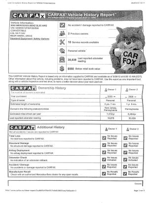 Mercedes-Benz SL 55 AMG R230 - 2003