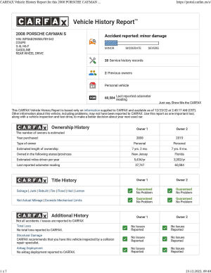 Porsche Cayman S Design Edition 1 n°411 of 777 - 2008