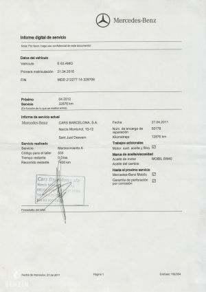 Mercedes-Benz E63 AMG T W212 - 2011