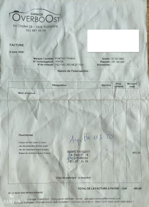 Pontiac Firebird 5.0 Trans-Am - 1990