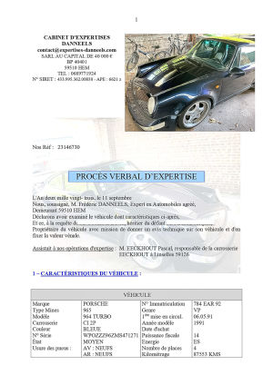 Porsche 911 type 964 Turbo - 1991