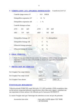 Porsche 911 type 964 Turbo - 1991