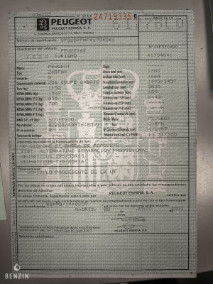 Peugeot 206 CC 2.0 16v 38k km - 2001