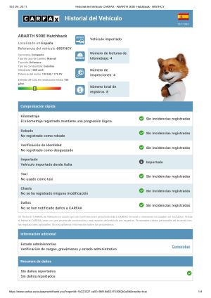 Abarth 695 Tributo Ferrari N°424/1649 - 2010