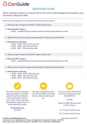 Bentley Arnage T 500 Mulliner - 2009