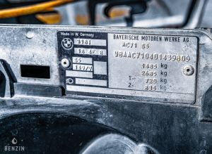 BMW 318i e30 1ère main - 1984