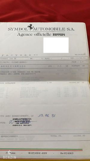 Ferrari 348 TB Challenge - 1991