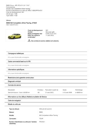 BMW M3 Competition Touring XDrive - 2023