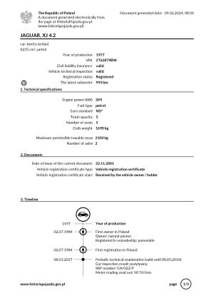 Jaguar XJ6 4.2 Série II - 1977