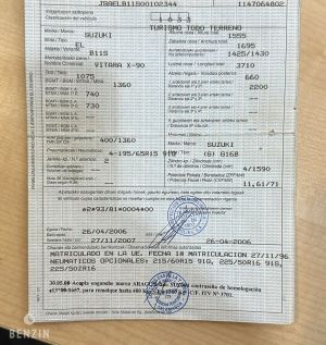 Suzuki Vitara X90 Philippe Cousteau N°129 - 1996