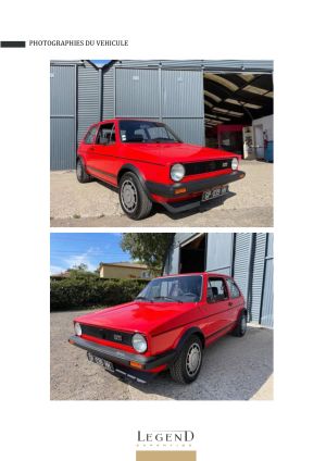 Volkswagen Golf 1 GTI 1800 - 1984