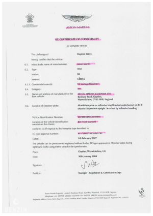 Aston Martin V8 Vantage Roadster - 2008