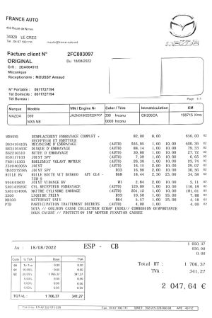 Mazda MX-5 NBFL Phoenix - 2002