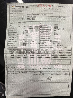 Porsche 911 type 997 Carrera 4S - 2005