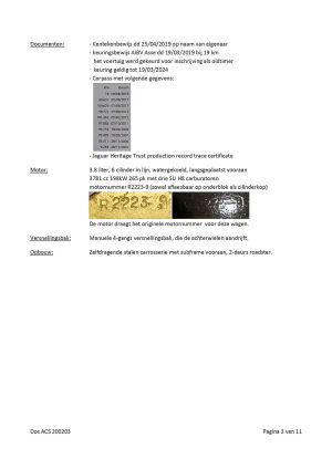 Jaguar E-Type Series 1 Flat Floor - 1961
