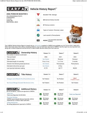 Porsche Boxster S - 2006
