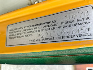 Volkswagen Combi T2a Baywindow *Projet - 1971