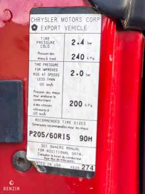 Chrysler Lebaron 2.5T cabriolet - 1994