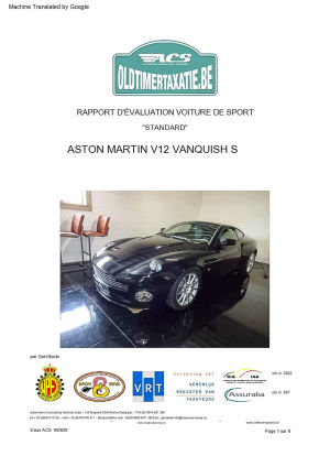 Aston Martin Vanquish S - 2005