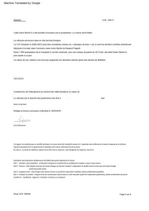 Aston Martin Vanquish S - 2005