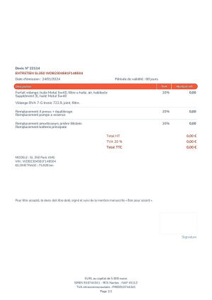 Mercedes-Benz SL 350 R230 Pack AMG - 2008