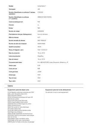 BMW 750i ActiveHybrid f01 18k km - 2011