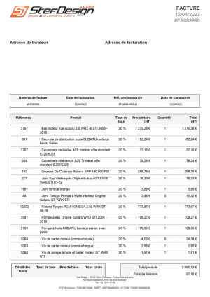 Subaru Impreza WRX STI *Moteur neuf - 2008