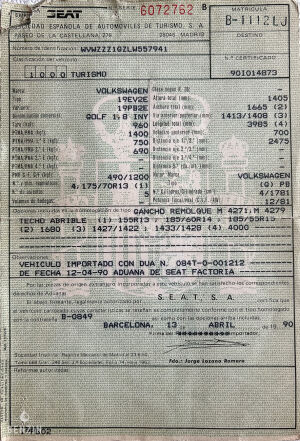 Volkswagen Golf 2 GTI - 1990