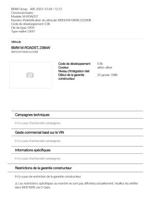 BMW Z3M Roadster - 1998