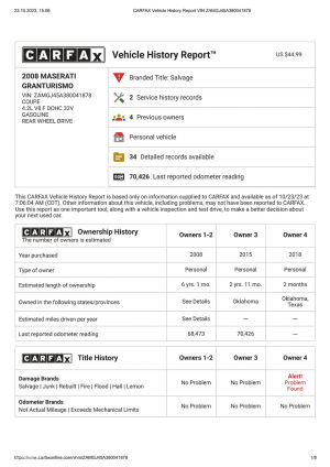 Maserati Granturismo ZF - 2008