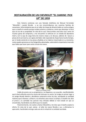 Chevrolet El Camino 348ci - 1959