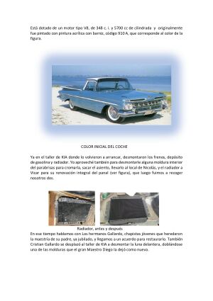 Chevrolet El Camino 348ci - 1959