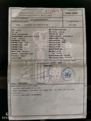 Audi A8 D3 W12 - 2005