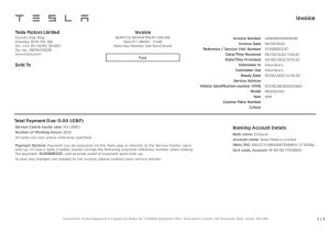 Tesla Roadster - 2011