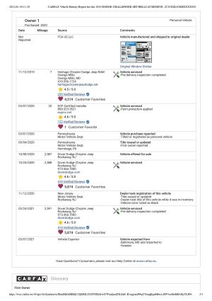 Dodge Challenger SRT Hellcat Redeye Widebody- 2019