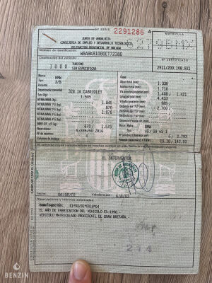 BMW 328i e36 Cabriolet - 1996